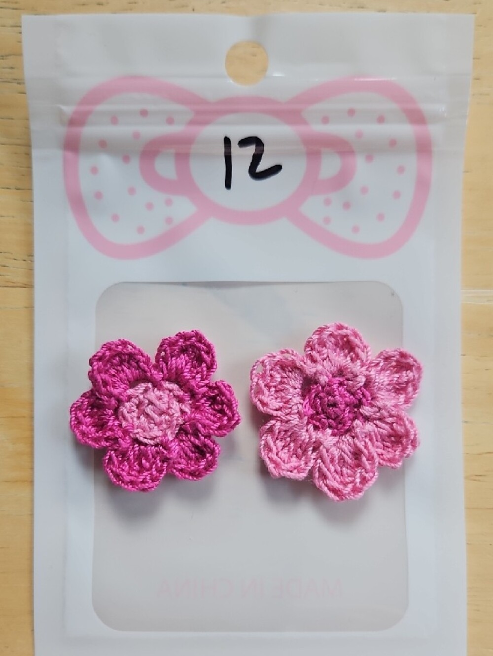 Handmade Crochet Flower Earringd - Picture 14 of 16